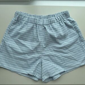 Brand Melville Blue Plaid Shorts